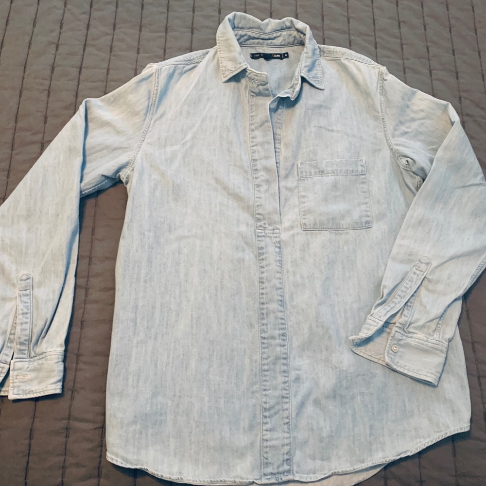 Rag & Bone light jeans shirt Small